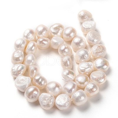 Natural Cultured Freshwater Pearl Beads Strands PEAR-L033-50-01-1
