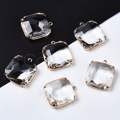 Transparent Glass Pendants GLAA-Q088-020-1