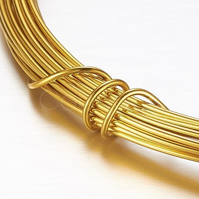 Round Aluminum Craft Wire X-AW-D009-3mm-5m-14-1