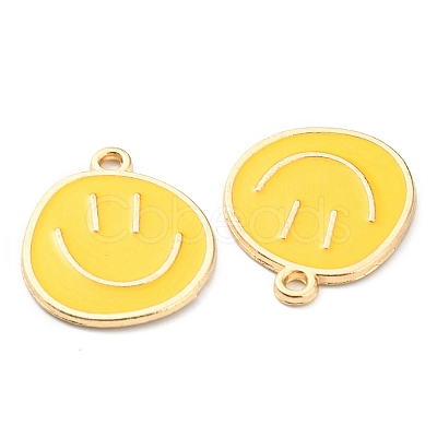 Alloy Enamel Pendants ENAM-D051-18G-02-1
