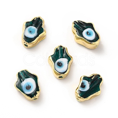 Handmade Evil Eye Lampwork Beads LAMP-F026-03F-1