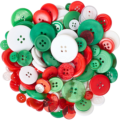 Resin Buttons BUTT-WH20002-07G-1