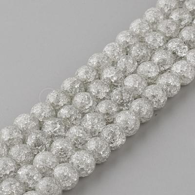 Synthetic Crackle Quartz Beads Strands GLAA-S134-8mm-09-1