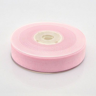 Polyester Velvet Ribbon for Gift Packing and Festival Decoration SRIB-M001-23mm-123-1