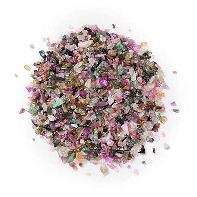 Natural Multicolor Tourmaline Chip Beads G-G-Q1004-01-1