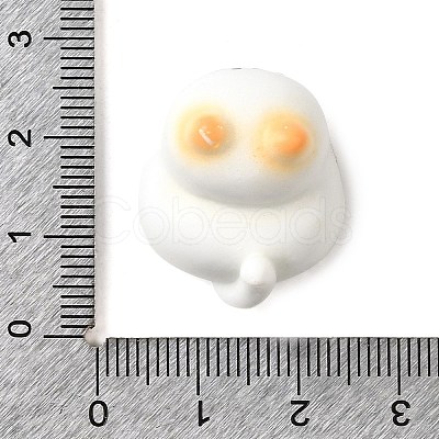Listening Cat Resin Sculpture Display Decorations DJEW-V001-01C-1