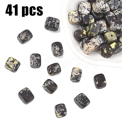 1 Strand Natural Yellow Turquoise(Jasper) Beads Strands G-YW0002-95-1