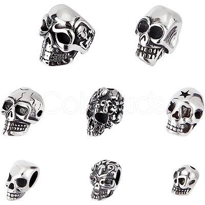 304 Stainless Steel Beads & European Beads STAS-UN0001-67AS-1
