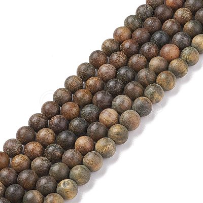 Natural Sandalwood Beads X-WOOD-F008-02F-1