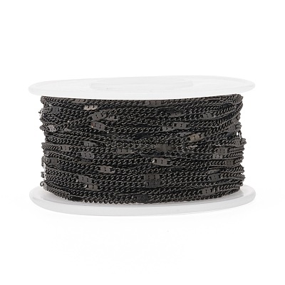 304 Stainless Steel Figaro Chains CHS-N002-03EB-1