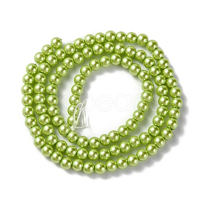 Grade A Glass Pearl Beads HY-J001-4mm-HX014-1