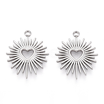 Non-Tarnish 304 Stainless Steel Pendants X-STAS-I671-01P-1