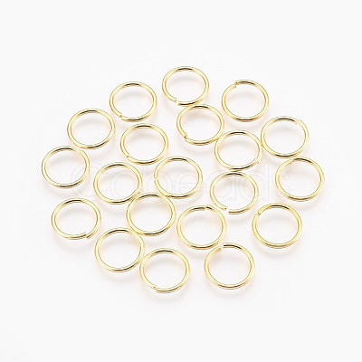 Brass Open Jump Rings X-KK-J0CPE-12mm-G-FF-1