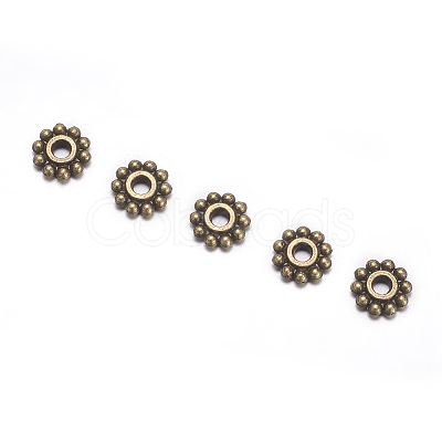 Gear Tibetan Style Alloy Spacer Beads LS-MAB145-NF-1
