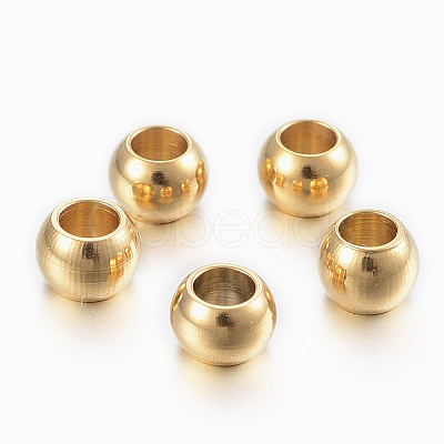 Ion Plating(IP) 304 Stainless Steel Beads X-STAS-H394-02G-1