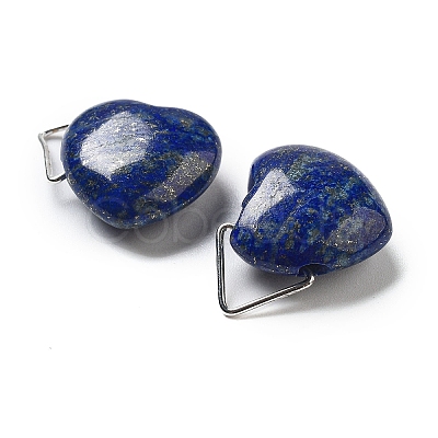 Natural & Synthetic Mixed Gemstone Pendants G-K371-02P-1
