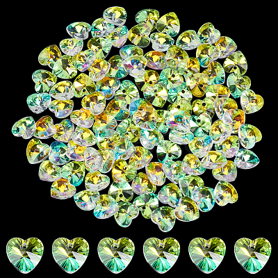 100Pcs Glass Charms GLAA-SP0001-69-1