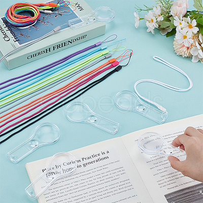 120Pcs Plastic Magnifier AJEW-WA0001-04-1
