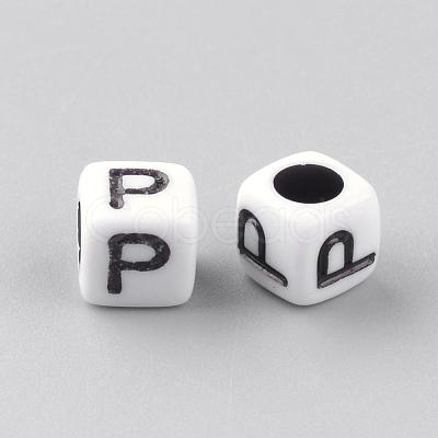 Opaque Acrylic Beads SACR-Q188-02P-1