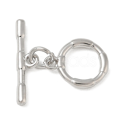 Brass Toggle Clasps KK-CBAFC6C-07D-P-1