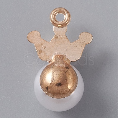 Resin Imitation Pearl Pendants FIND-TAC0002-041C-1