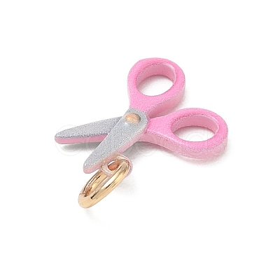 Spray Painted Brass Charms KK-CBAEB58-07E-1