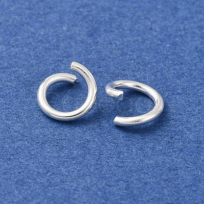 Brass Open Jump Rings KK-G604-08S-12-1
