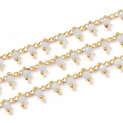 Handmade Glass Beaded Chains CHC-K008-B09-1