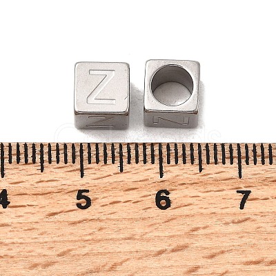 304 Stainless Steel European Beads STAS-D382-02Z-P-1