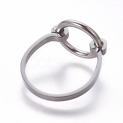 304 Stainless Steel Finger Rings RJEW-E158-08P-18mm-1