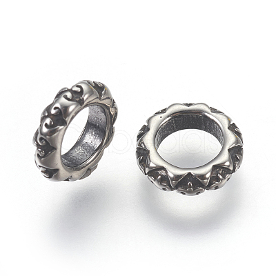 304 Stainless Steel Beads STAS-E446-11AS-1