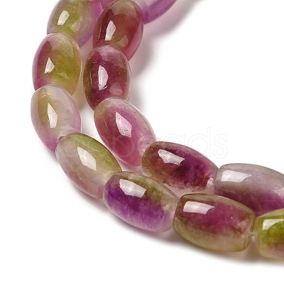 Natural Dyed White Jade Beads Strands G-M402-A01-03-1