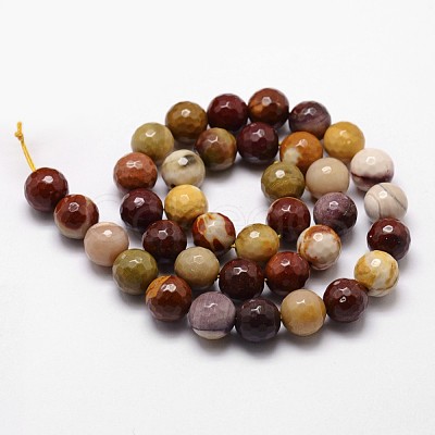 Natural Mookaite Beads Strands X-G-D840-30-6mm-1