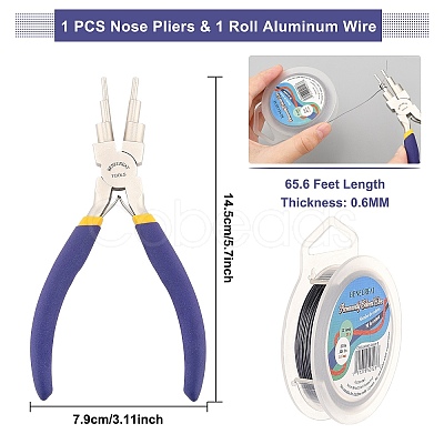 DIY Wire Wrapped Jewelry Making Kits PT-BC0001-47A-B-1