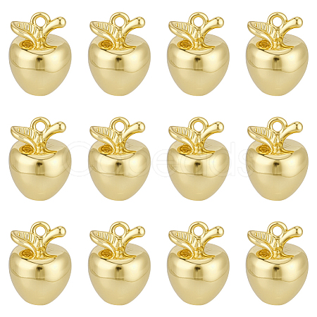 12Pcs Brass Charms KK-BC0015-09G-1