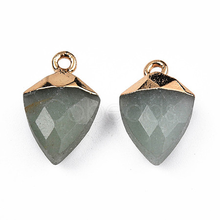 Natural Green Aventurine Pendants G-N326-134-04-1