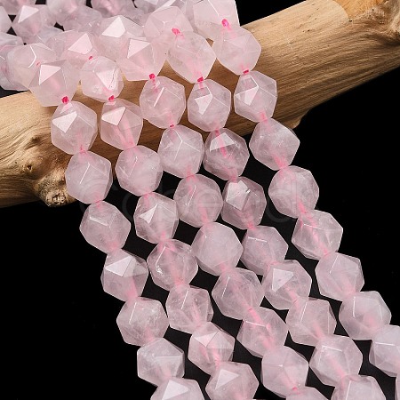Natural Rose Quartz Beads Strands G-Z119-A41-03-1