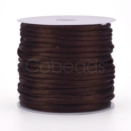 Nylon Satin Rattail Cords NWIR-L006-1mm-03-1