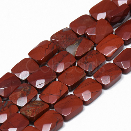 Natural Red Jasper Beads Strands G-T072-07-1