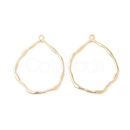 Brass Open Back Bezel KK-O144-03G-1