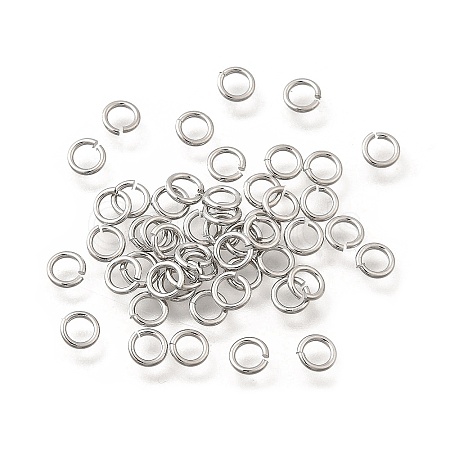 Brass Open Jump Rings KK-B147-03C-P-1