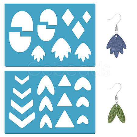 Acrylic Earring Handwork Template DIY-WH0359-070-1