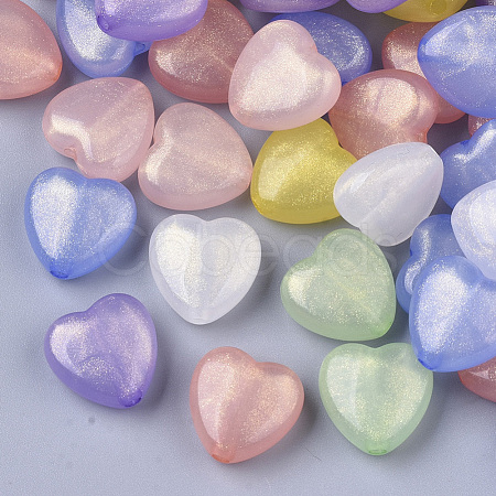 Transparent Acrylic Beads TACR-R138-25-1