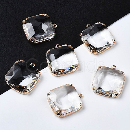 Transparent Glass Pendants GLAA-Q088-020-1