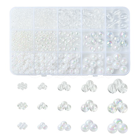 Mixed Styles Acrylic Beads OACR-CJ0002-02-1