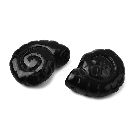 Natural Obsidian Pendants G-NH0065-01E-1