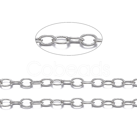 Brass Cable Chains CHC-034Y-P-1