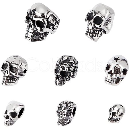 304 Stainless Steel Beads & European Beads STAS-UN0001-67AS-1