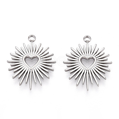 Non-Tarnish 304 Stainless Steel Pendants X-STAS-I671-01P-1