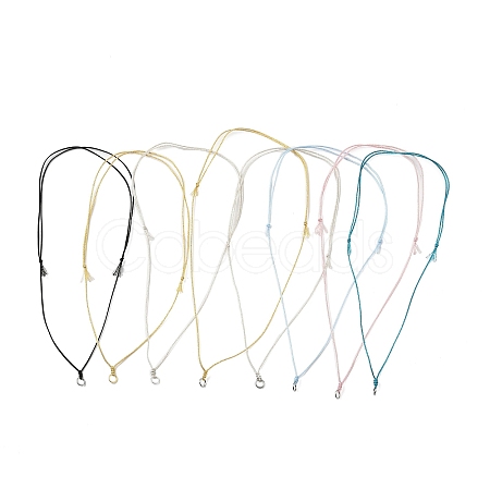 Adjustable Polyester Cord Necklace Making AJEW-JB01379-1